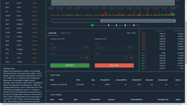 Скриншот из Bitcoin Trading Master