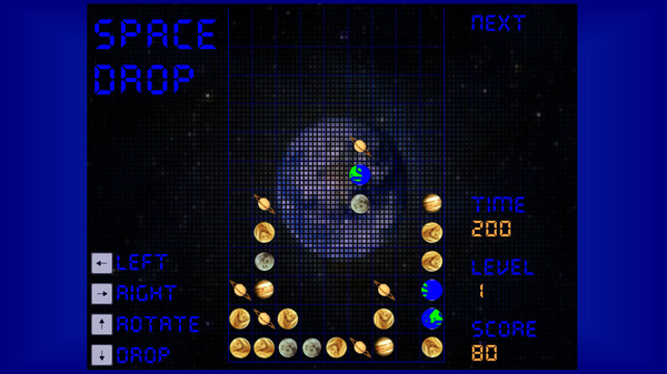 Space Drop game for Linux 1