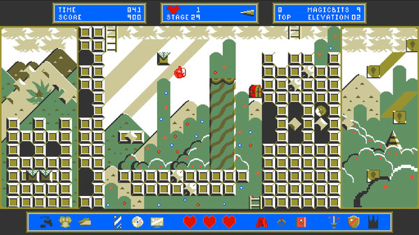 Скриншот из Bitsy Bits