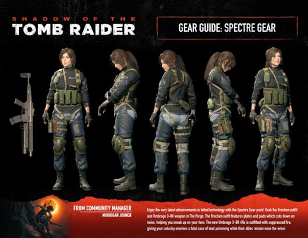 KHAiHOM.com - Shadow of the Tomb Raider - Spectre Gear