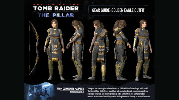 KHAiHOM.com - Shadow of the Tomb Raider - Golden Eagle Gear
