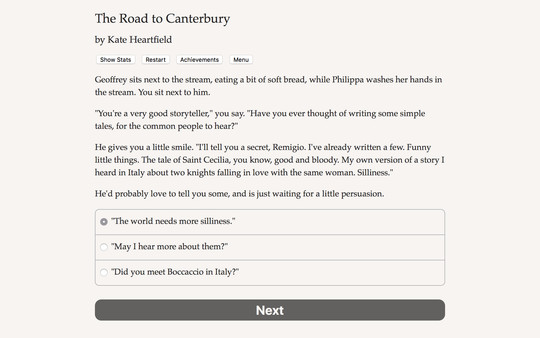 The Road to Canterburyfor windows and Linux 1