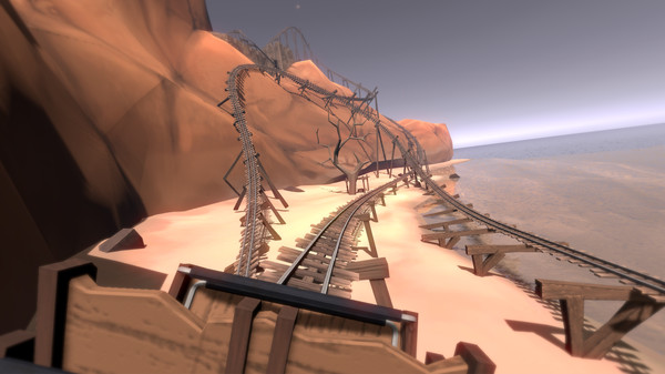 Скриншот из Ghost Mountain Roller Coaster