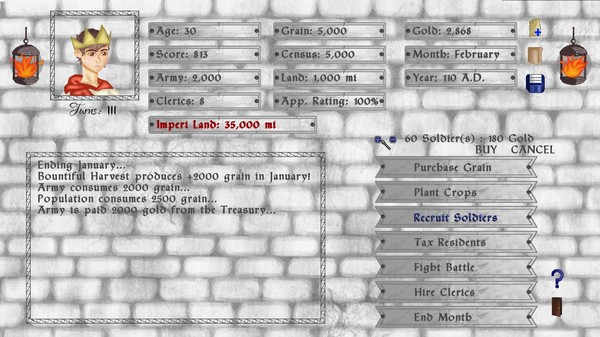 Imperi II game for Linux 1