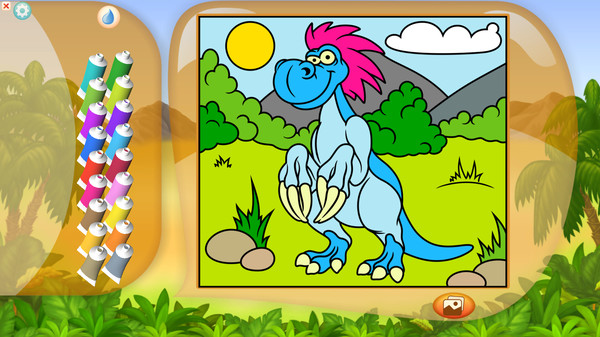 Скриншот из Color by Numbers - Dinosaurs