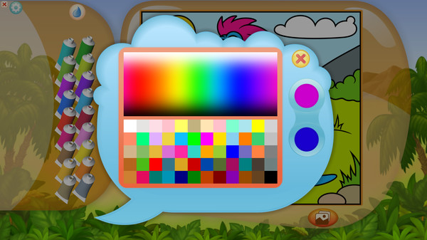 Скриншот из Color by Numbers - Dinosaurs