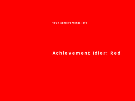 Achievement Idler: Red