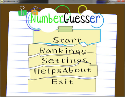 Скриншот из Number Guesser