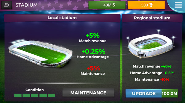 Скриншот из Women's Soccer Manager (WSM)