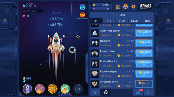Скриншот из Space Colonizers Idle Clicker Скриншот из Space Colonizers Idle Clicker
