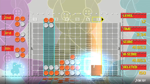 Скриншот из LUMINES REMASTERED