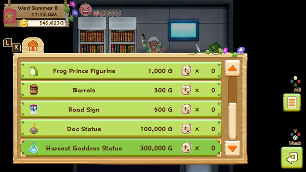 Скриншот из Harvest Moon: Light of Hope - Decorations & Tool Upgrade Pack