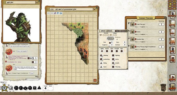 Скриншот из Fantasy Grounds - C01: Alagoran's Gem (Savage Worlds)