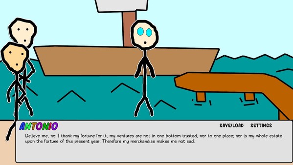 Скриншот из Paper Shakespeare: Stick Merchant of Venice