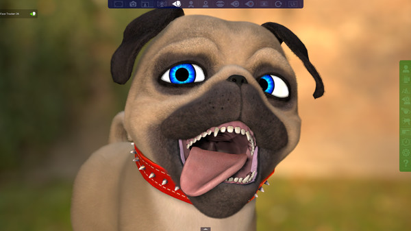 Скриншот из FaceRig Julien the Pug Avatar