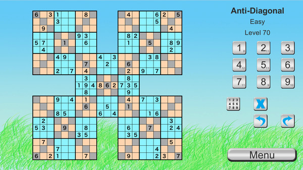 Скриншот из Ultimate Sudoku Collection - Gattai-3 Anti Diagonal Pack