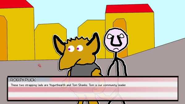 Paper Shakespeare: Stick Julius Caesar (with a dagger) game for Linux 1