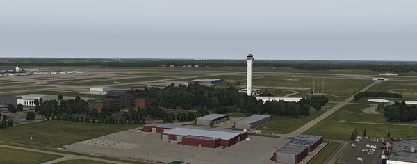 Скриншот из X-Plane 11 - Add-on: Skyline Simulations - KCVG - Cincinnati⁄Northern Kentucky International XP