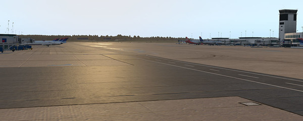 Скриншот из X-Plane 11 - Add-on: Skyline Simulations - KCVG - Cincinnati⁄Northern Kentucky International XP