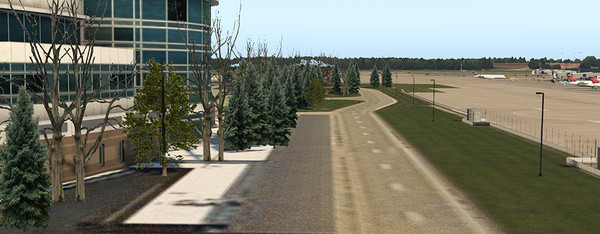 Скриншот из X-Plane 11 - Add-on: Skyline Simulations - KCVG - Cincinnati⁄Northern Kentucky International XP