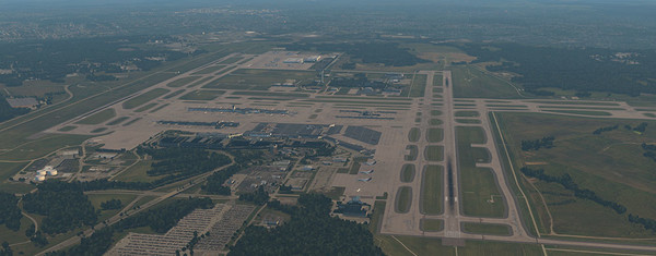 Скриншот из X-Plane 11 - Add-on: Skyline Simulations - KCVG - Cincinnati⁄Northern Kentucky International XP