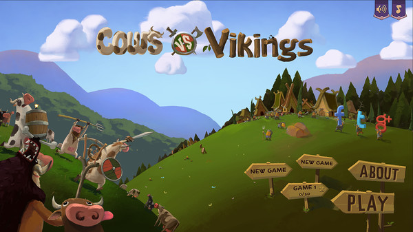 Скриншот из Cows VS Vikings