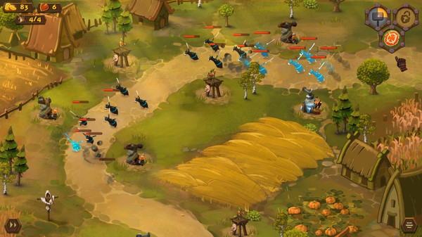 Скриншот из Cows VS Vikings