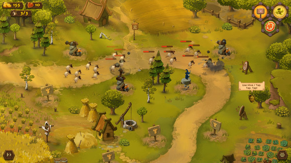 Скриншот из Cows VS Vikings