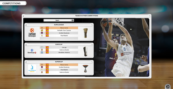 International Basketball Manager game for Linux 1