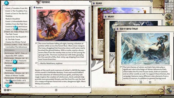 Скриншот из Fantasy Grounds - Pathfinder RPG - Reign of Winter AP 1: The Snows of Summer (PFRPG)