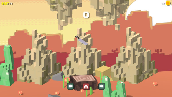 Knife Flipping game for Linux 1