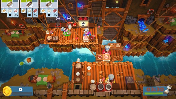 Скриншот из Overcooked! 2 - Too Many Cooks Pack