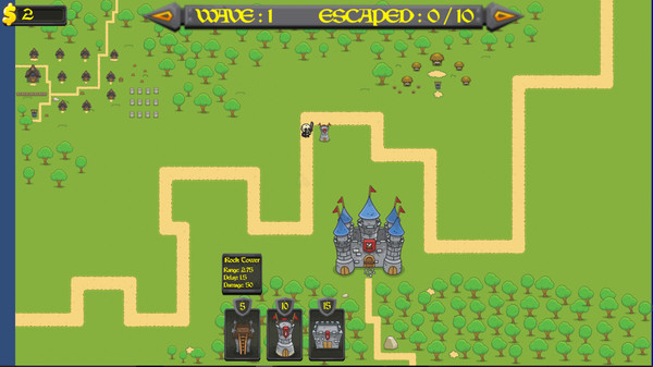 Skelli Tower Defense game for Linux 1