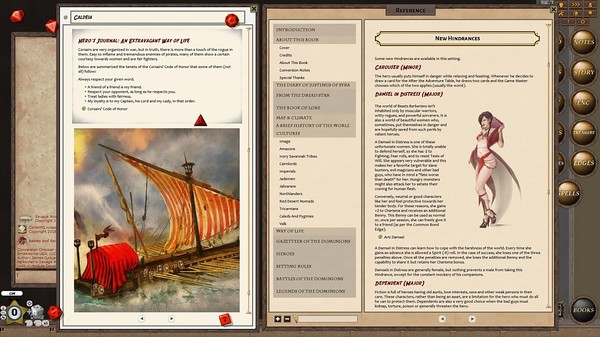 Скриншот из Fantasy Grounds - Beasts & Barbarians Steel Edition GM Guide (Savage Worlds)