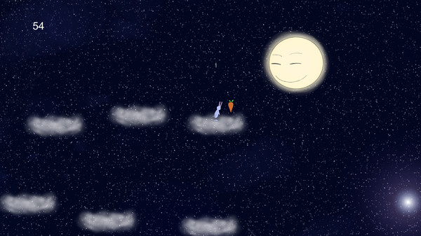 Rabbit and the moon