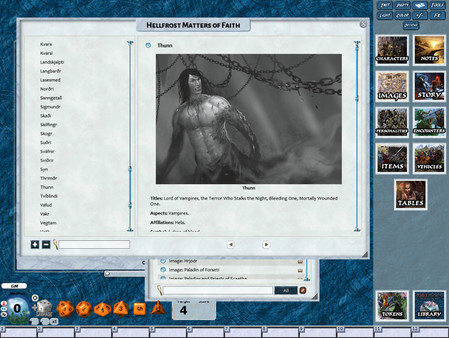 Скриншот из Fantasy Grounds - Hellfrost: Matters of Faith (Savage Worlds)