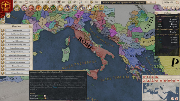 Imperator: Rome recommended requirements