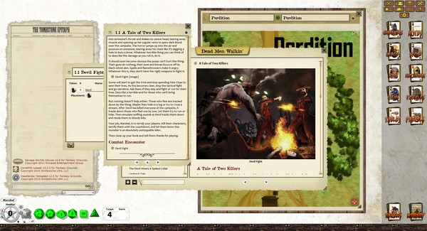 Скриншот из Fantasy Grounds - Deadlands Reloaded: Dead Men Walkin' (Savage Worlds)