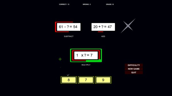 Math Problem Challenge requirements