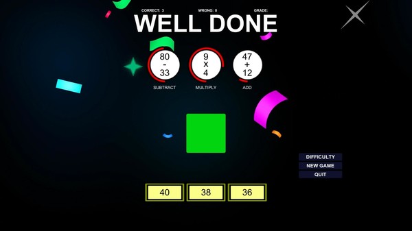Скриншот из Math Speed Challenge