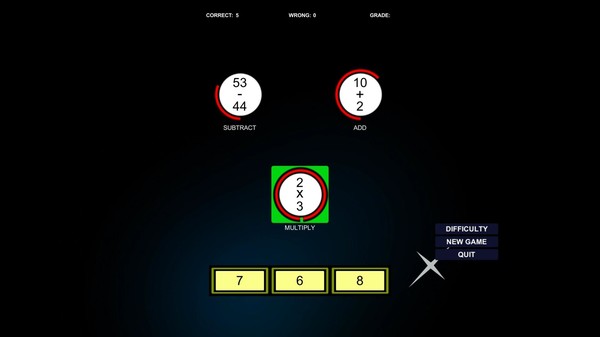 Скриншот из Math Speed Challenge