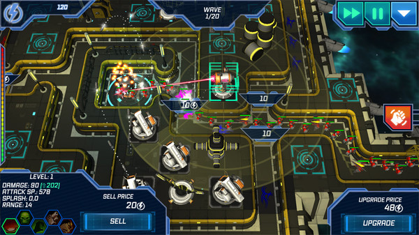 Module TD. Sci-Fi Tower Defense game for windows Pc 1