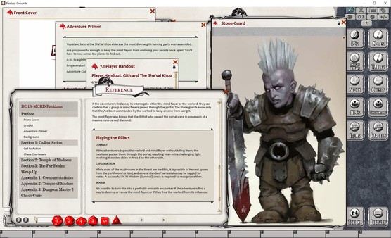 Скриншот из Fantasy Grounds - D&D Adventurers League: Rrakkma