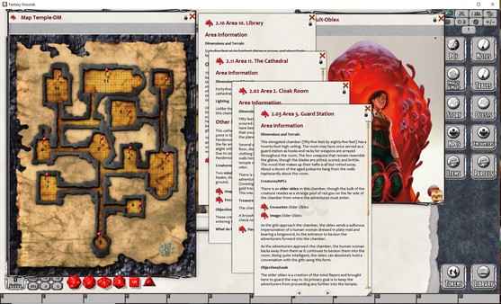 Скриншот из Fantasy Grounds - D&D Adventurers League: Rrakkma