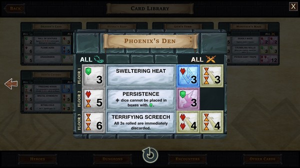 Скриншот из One Deck Dungeon - Phoenix's Den