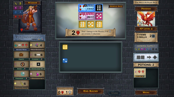 Скриншот из One Deck Dungeon - Phoenix's Den
