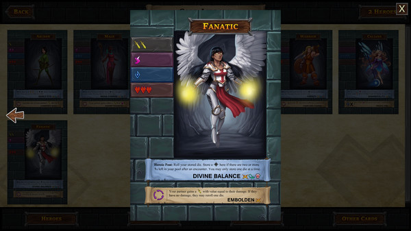 Скриншот из One Deck Dungeon - Fanatic