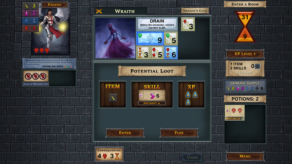 Скриншот из One Deck Dungeon - Fanatic