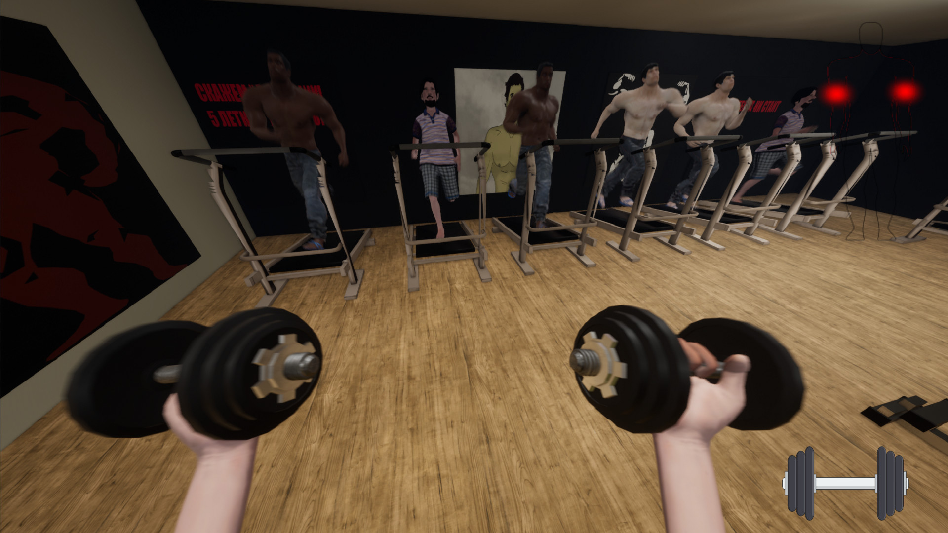 Gonna go to the gym IRL, then go home and play Gym Simulator to get some ex...