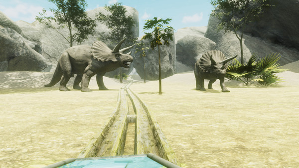 Скриншот из Epic Roller Coasters — T-Rex Kingdom